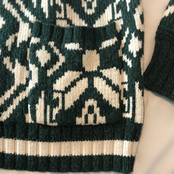 NWT Unisex American Eagle chunky sweater with zipper - Picture 3 of 6